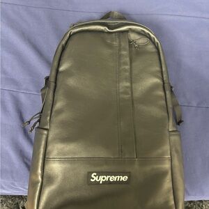 Supreme Sleek Black Backpack